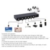 4X2 Matrix HD Output Splitter Aluminum Alloy 4 in 2
