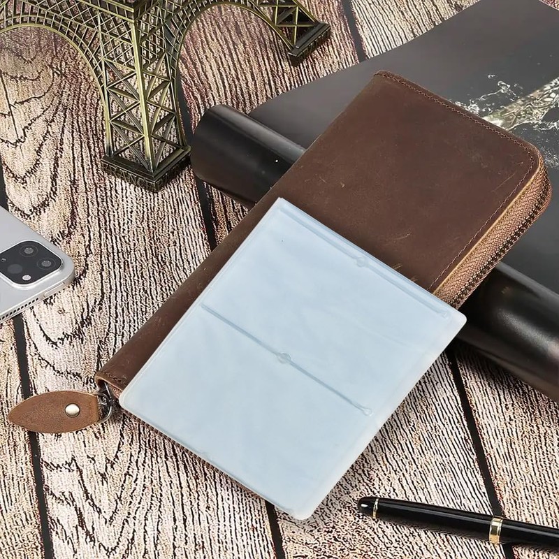 AOPRIE Plastic Wallet Insert Credit Card Holder Picture Photo Holder