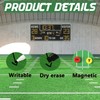 SANXIULY Magnetic Football Board for Coach,Dry Erase Football Clipboard with