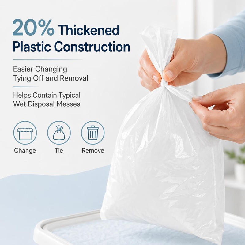 OFTY 6-Pack Diaper Pail Refill Bags for JANIBELL AKORD 330,