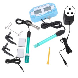 PH‑2987 3 in 1 Online PH Salinity TEMP Meter Water Quality Monitor Analyzer for Fish Tank AquariumUK Plug 220V-240V