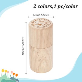 WEBEEDY 2 Colors Sewing Needle Case Large Capacity Sewing Needle Storage Case with 24 Embroidery Needles Portable Needles Holders for Embroidery DIY Crafts Projects,8.6 x 4cm(Pink,Green)