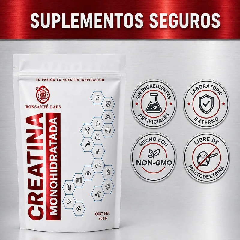 Bonsantelabs Creatina Monohidratada En Polvo ultra fino