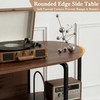 Faesun 43.3" Record Player Stand with Power Outlets, 3-Tier Vinyl