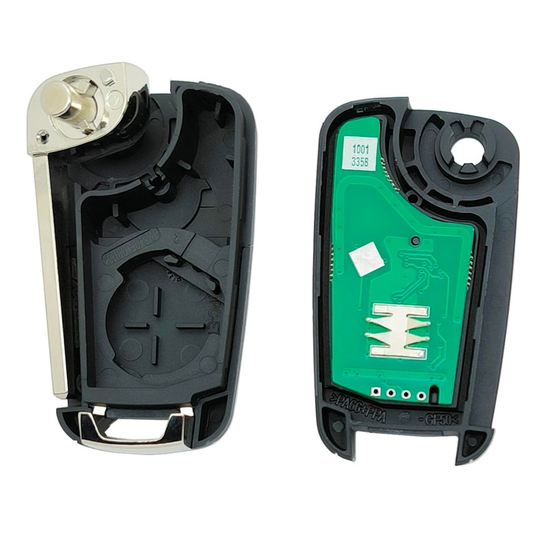 4 Buttons Keyless Remote Flip Car Key Fob Fit for