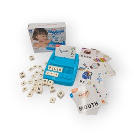 Kids Educational Toys Matching Letter Game - Alphabet & Math Puzzle with Flash Cards - Game with Flash Cards for Learning Numbers and Spelling- Learn Through Play