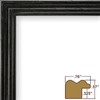 Craig Frames 200ASHBK 8.5 x 11 Inch Picture Frame, Black,