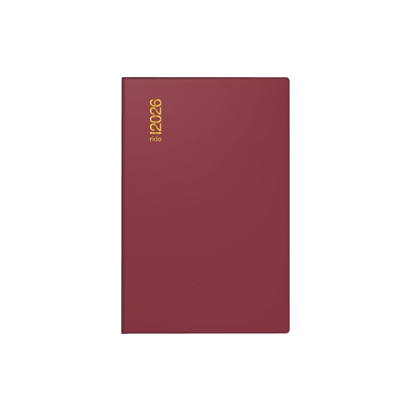 rido/idé Pocket Calendar Model Industrie II 2026 | A7, Plastic,