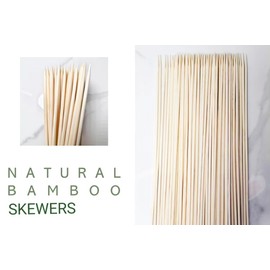 SMART RICE,Bamboo Skewers,12 Inch,30cm，skewers,Φ=4mm,80 counts,kabob skewers,Skewers for appetizers, Smores kit,Fruit，Cocktail，Chocolate Fountain，Barbecue，BBQ,Kitchen，Crafting and Party.