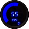 Intellitronix 3 3/8" Universal Speedometer Tachometer Bargraph Gauge Blue LED