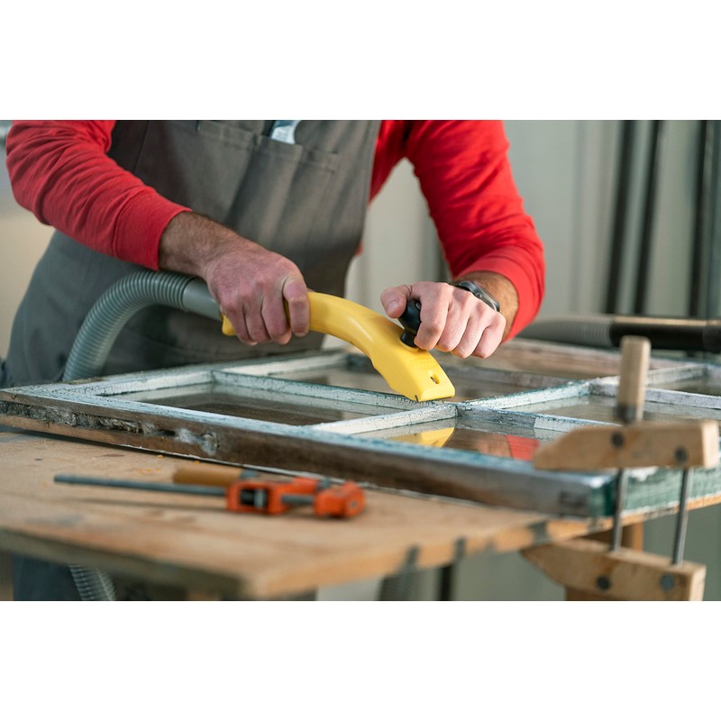 Hyde Dust-Free Scraper Attaches to Wet/Dry Vacuums to Remove Paint