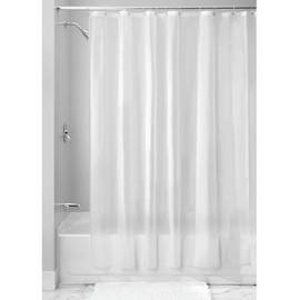 iDesign EVA Waterproof Shower Curtain Liner with 12 Metal Grommets - 72" x 72" - Frost