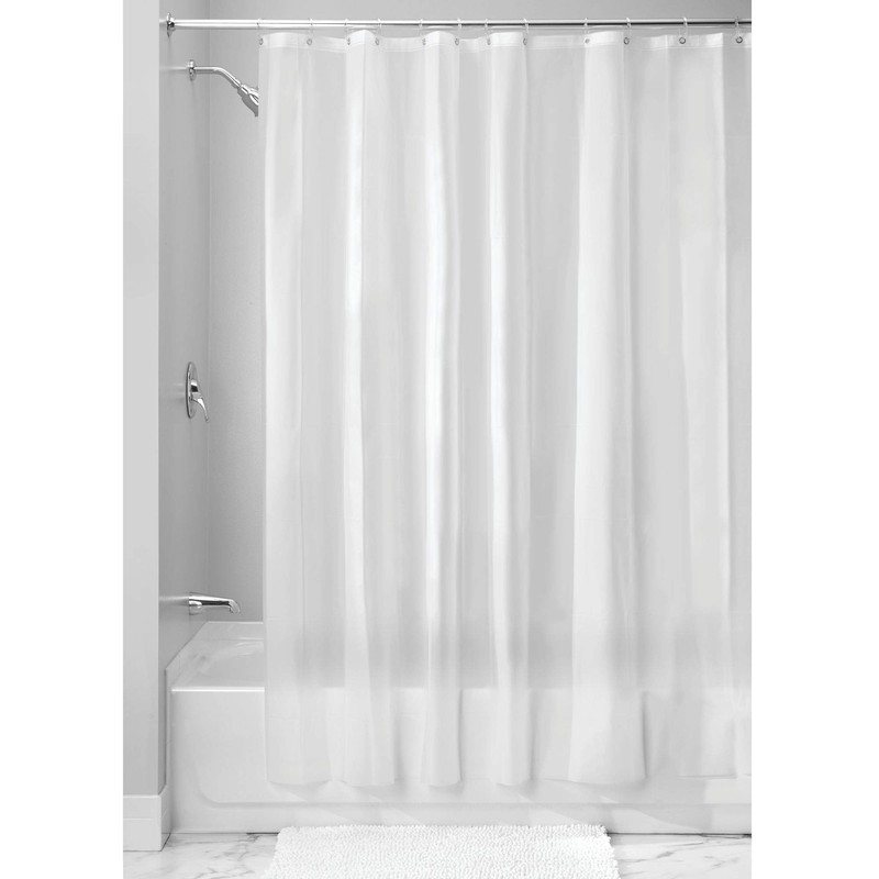 iDesign EVA Waterproof Shower Curtain Liner with 12 Metal Grommets