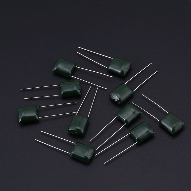 15 Value 150 Pieces Polyester Capacitors Assortment Kit Box 100V