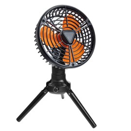 CCGIRU Camping Fan, 20000mAh Rechargeable Battery Operated Portable Tent Fan with LED Lantern,Hook, 270° Pivot, Stepless Speed-Ideal for Camping