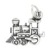 LGU Sterling Silver Oxidized Medium Size One Sided Choo Choo