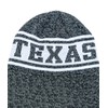 Colosseum Outdoors Texas Flag Beanie (Charcoal)