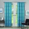 ECLIPSE Benchley Rod Pocket Curtains for Bedroom, Single Panel, 37x63,