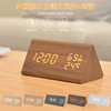 Digital Alarm Clock, LED Time Display, 3 Alarm Clock Settings,