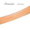 COXSWAIN CW20203-19 Men's Genuine Leather Belt, Black, Crocodile Pattern, 1.2