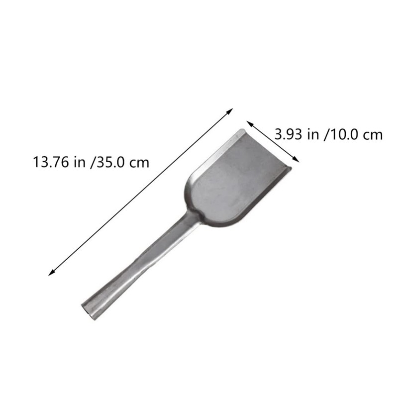 Cabilock 2Pcs Long Ash Handheld BBQ Charcoal Ash Poker Scoop