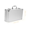 WOONEKY Aluminum Alloy Toolbox for Carrying Tools Accessories Jewelry Capacity