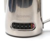 QLESHINING Milk jug Frothing with Thermometer, Stainless Steel Coffee Pitcher