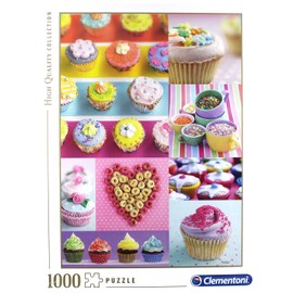 Clementoni 39419 Clementoni-39419-High Quality Collection-Sweet donuts-1000 Pieces, Multi-Colour