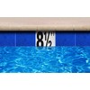 Ceramic Swimming Pool Waterline Depth Marker " 10" Smooth Finish,