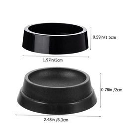 SEWACC 8pcs Non Slip Furniture Caster Cups Chair Leg Caps for Hard Floors Wear Resistant Protective Pads Quiet Scratch Resistant Chair Feet Covers for Laminate Tile Durable Skid Furniture