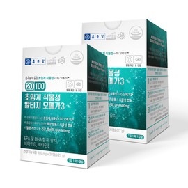 Chong Kun Dang Vegetable Microalgae Low-Temperature Supercritical Altige Omega-3 30 Capsules (2) / 2-month supply Pregnant Women and Adolescents EPA DHA / 종근당 식물성 미세조류 저온초임계 알티지 오메가3 30캡슐  2개 / 2개월분 임산부 청소년 EPA DHA