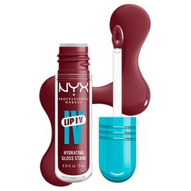 NYX Professional Makeup, Lip Iv Gloss Sérum Hidratante - Tono Drippin In Rose (Rosa Nude)