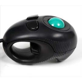 Groovy GM-OPTB02B Handy Trackball Mouse [Analog Sensor] USB Connection Black