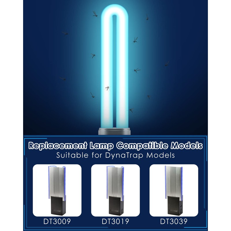 PACETAP 3 Pack 9W Bulbs 21050 Replacement Compatible with DynaTrap
