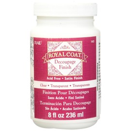 Plaid Royal Coat Decoupage (8-Ounce), 1401 Clear Satin Finish