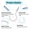 BOUBONI 18PCS Metal Ceiling Hooks 2 Inch Heavy-Duty Multipurpose Screw-in