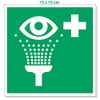 Sticker Eye Wash Device 15 x 15 cm Eye Shower