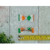 Pack Of 2 Hand-Made Small Ireland Irish National Flag Inspired