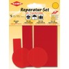 Kleiber 5-er Set Selbstklebende Ausbesserungsflicken für Bekleidung aus Nylon, rot