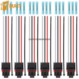 M MATI 6PCS Pulse Power Bus Bar Plug Pigtail Connector For Polaris Ranger 1000 XP 18-24