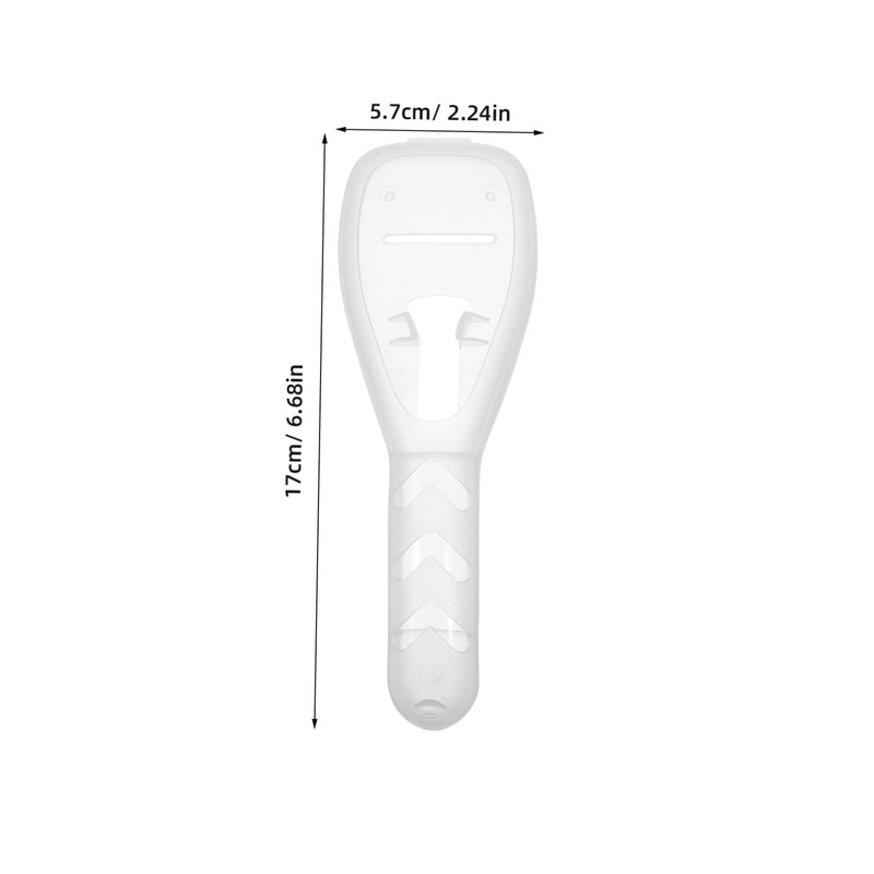 SAFIGLE 2pcs Clear Razor Protector Case Travel Container Manual Razor