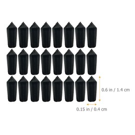 40Pcs Flight Protector, Flight Wing Savers Protectors Fixed 90 Degrees Plastic Wing Corrector Professional Accessories (Black)