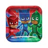 PJ Masks Square Paper Plates - 9" - Multicolor -