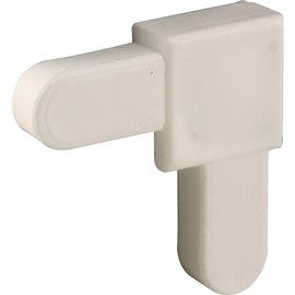 Prime-Line PL 14336 1/4 x 5/8 In. White Plastic Mobile Home Screen Frame Corner (20 Pack)