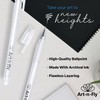 Art-n-Fly White Gel Pens For Black Paper | White Ink
