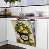 Washable Farmhouse Lemon Bucket Dishwasher Magnetic Cover for Kitchen Decor,Refrigerator
