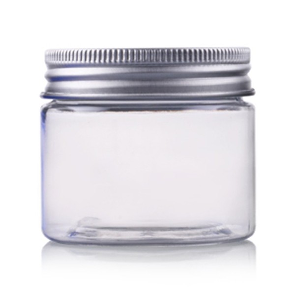 12 Pcs 50G 50ML Plastic Empty PET Refillable Cream Facial Mask Makeup Lotion Container Cosmetic Jars Pot - Clear Bottle