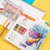 deli Watercolour Pencils Set, 24 Brilliant Colours