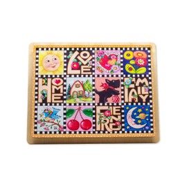 Mary Engelbreit ARCANE VAULT Love, Home, Family, Friend, Art Board, Home Decor, Wall Art, Canvas, Living Room Decor and Accessories, Unique Home Decor