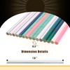qiqee Iridescent Paper Straws 150pcs for Drinking Disposable Sraws Disposable